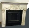 portable electric fireplace mantel.